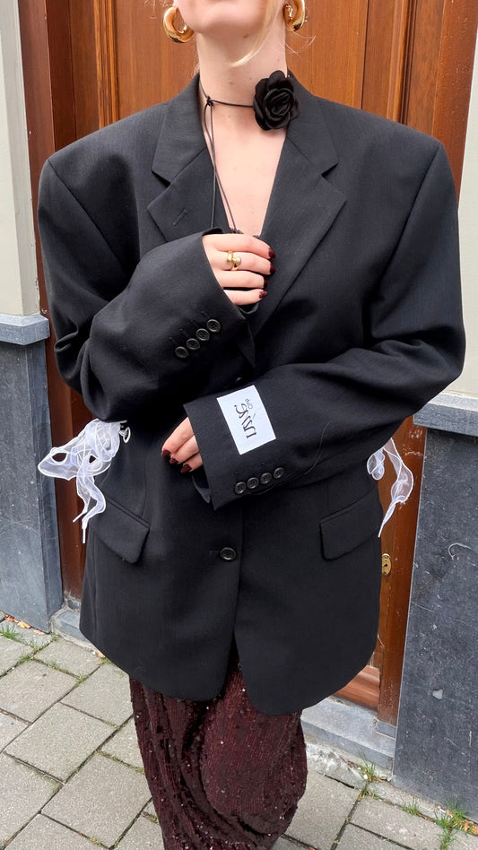 zwarte oversized blazer
