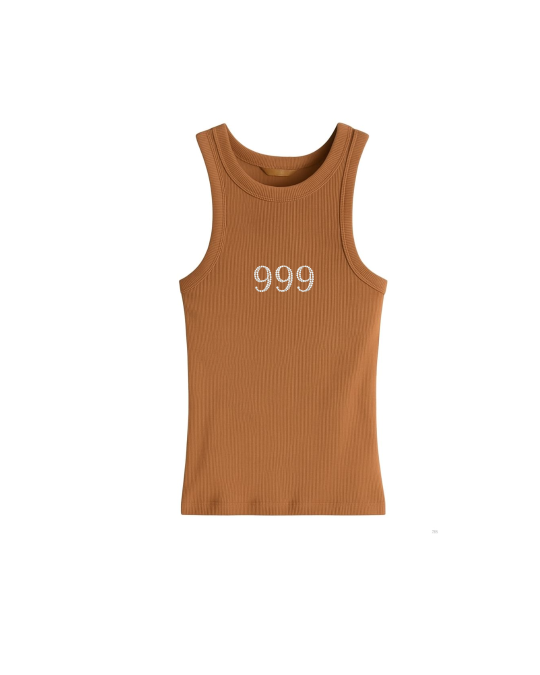 tanktop met glinsterende strass-steentjes, luxe party top