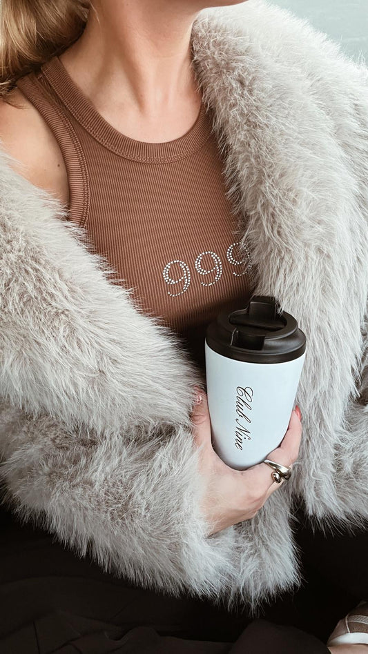 luxe club nine coffee beker wit 