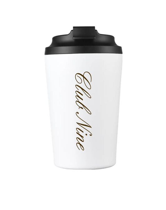 witte coffee mok club nine roestvrij staal