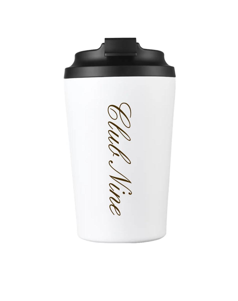 witte coffee mok club nine roestvrij staal